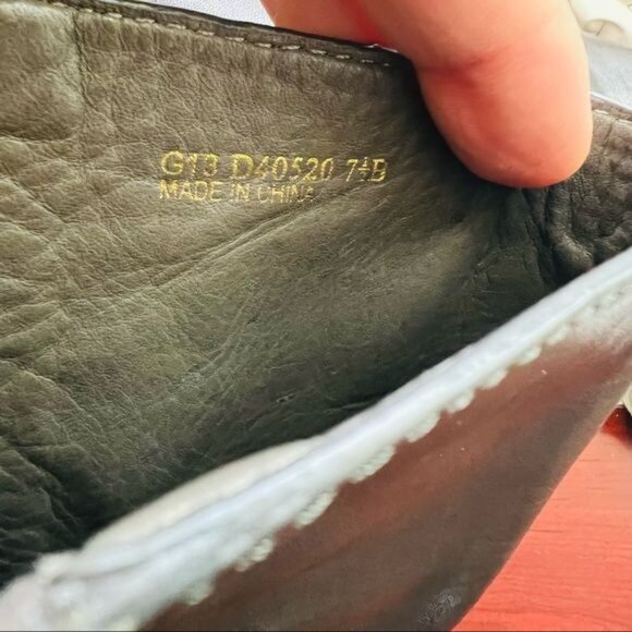 Cole Haan Adler Leather Suede Patchwork Tall Riding Boots Adjustable Gray 7.5 - Picture 12 of 13